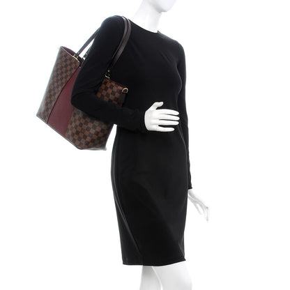 Louis Vuitton Damier Ebene Taurillon Jersey Bordeaux 3 of 8