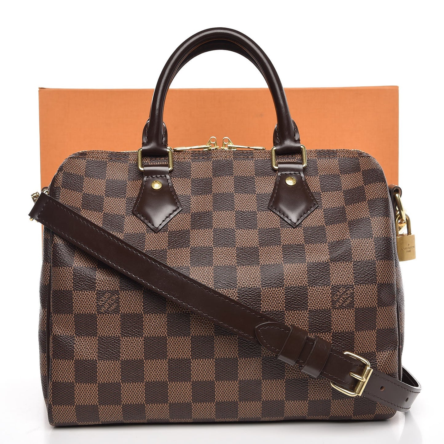 Damier Ebene Speedy Bandouliere 25