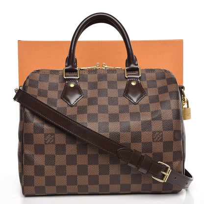 Louis Vuitton Damier Ebene Speedy Bandouliere 25 8 of 8