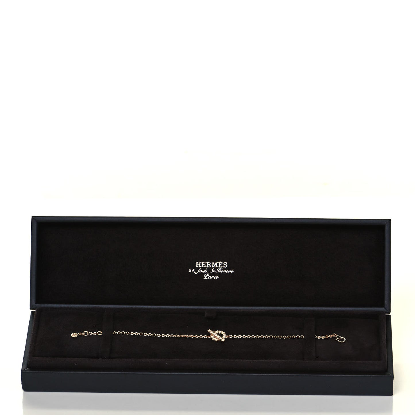 18K Rose Gold Diamond Finesse Bracelet LG