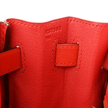 Hermes Evercolor Kelly Retourne 32 Rouge Tomate 6 of 11