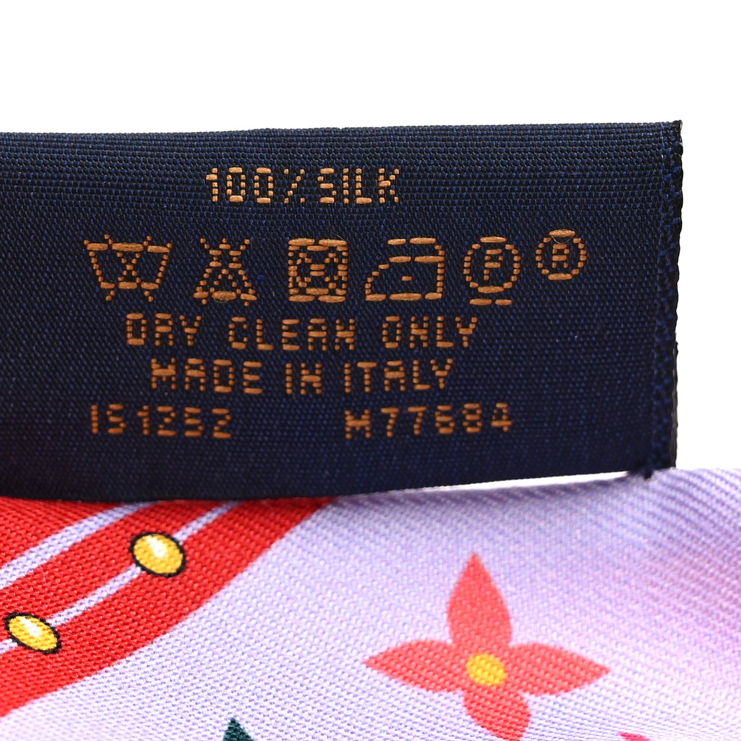 Silk Monogram Flowers Forever Bandeau Red
