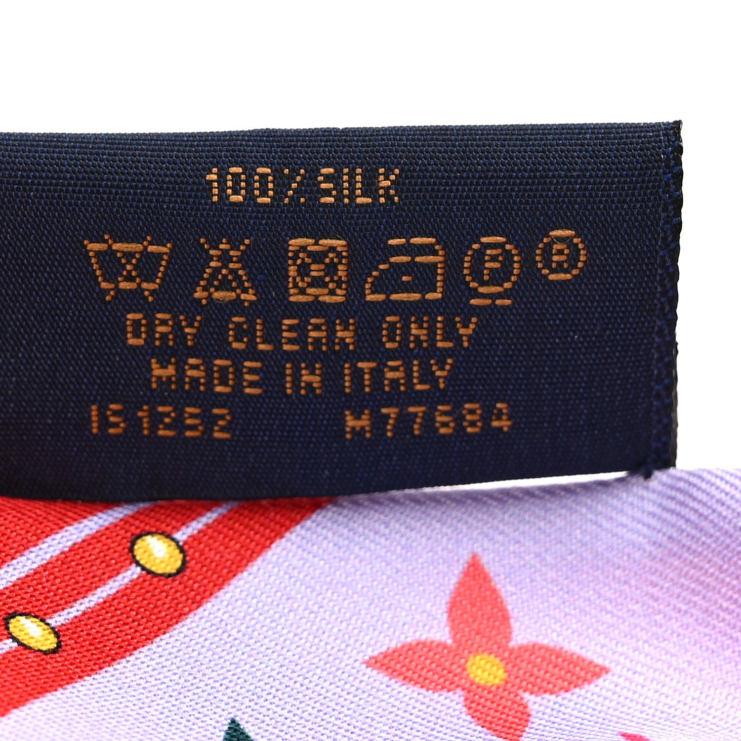 Louis Vuitton Silk Monogram Flowers Forever Bandeau Red 4 of 4