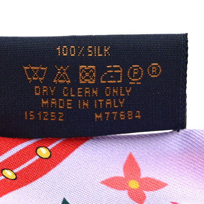 Louis Vuitton Silk Monogram Flowers Forever Bandeau Red 4 of 4