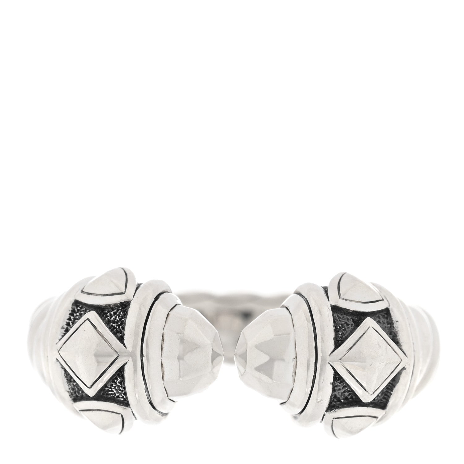 David Yurman Sterling Silver Renaissance Ring 54 7 1 of 5