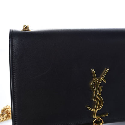Saint Laurent Smooth Calfskin Medium Classic Monogram Kate Tassel Satchel Black 14 of 15