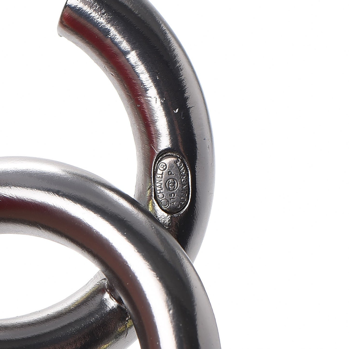 Ruthenium Crystal Baguette CC Brooch Multicolor