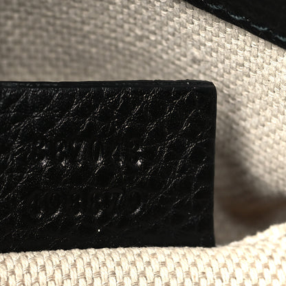 Gucci Pebbled Calfskin Small Soho Chain Shoulder Bag Black 7 of 9