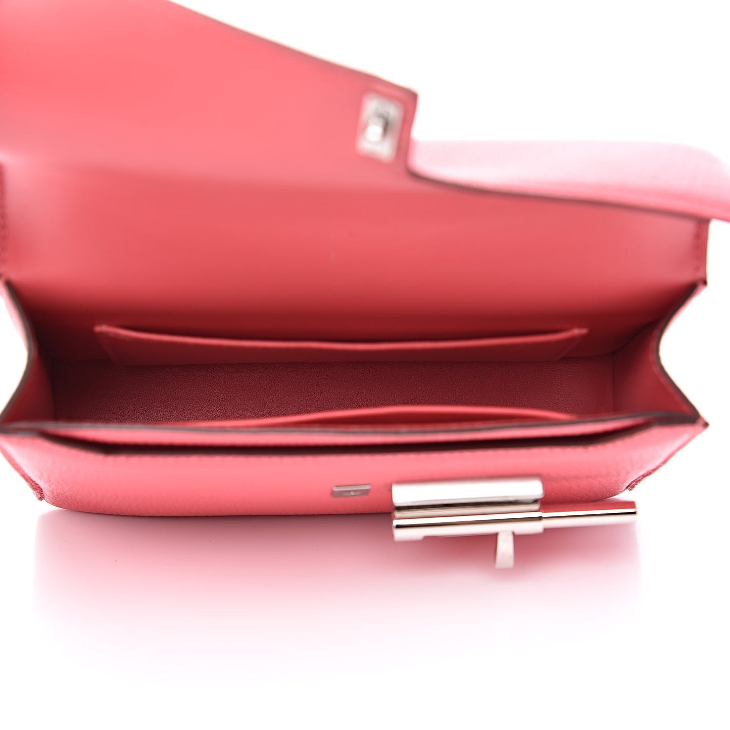 Chevre Chamkila Mini Verrou Chaine Bag Rose Lipstick