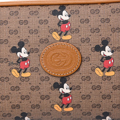 Gucci X DISNEY Mini Vintage GG Supreme Monogram Mickey Mouse Shoulder Bag Beige Vintage Sun Oil 4 of 10