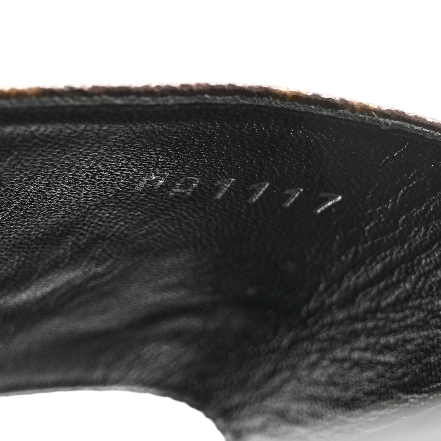 Louis Vuitton Metallic Calfskin Monogram Logo Sunbath Slide Sandals 41 8 of 10