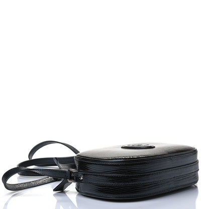 Saint Laurent Calfskin Lizard Embossed Le 61 Camera Bag Black 3 of 4