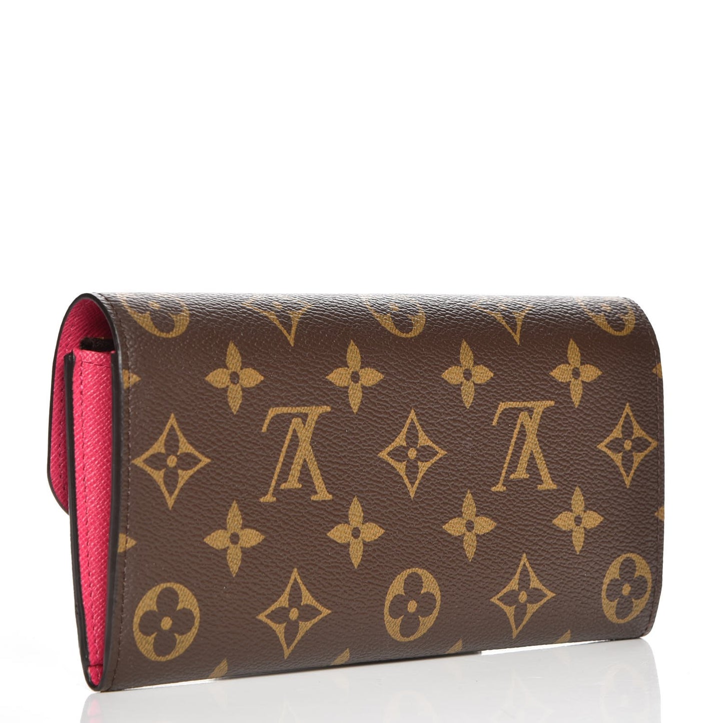 Monogram Emilie Wallet Hot Pink