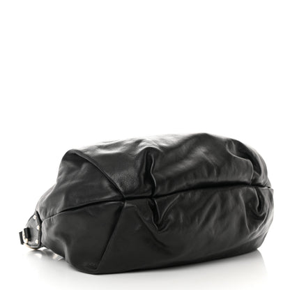 Prada Soft Calf Hobo Black 4 of 13