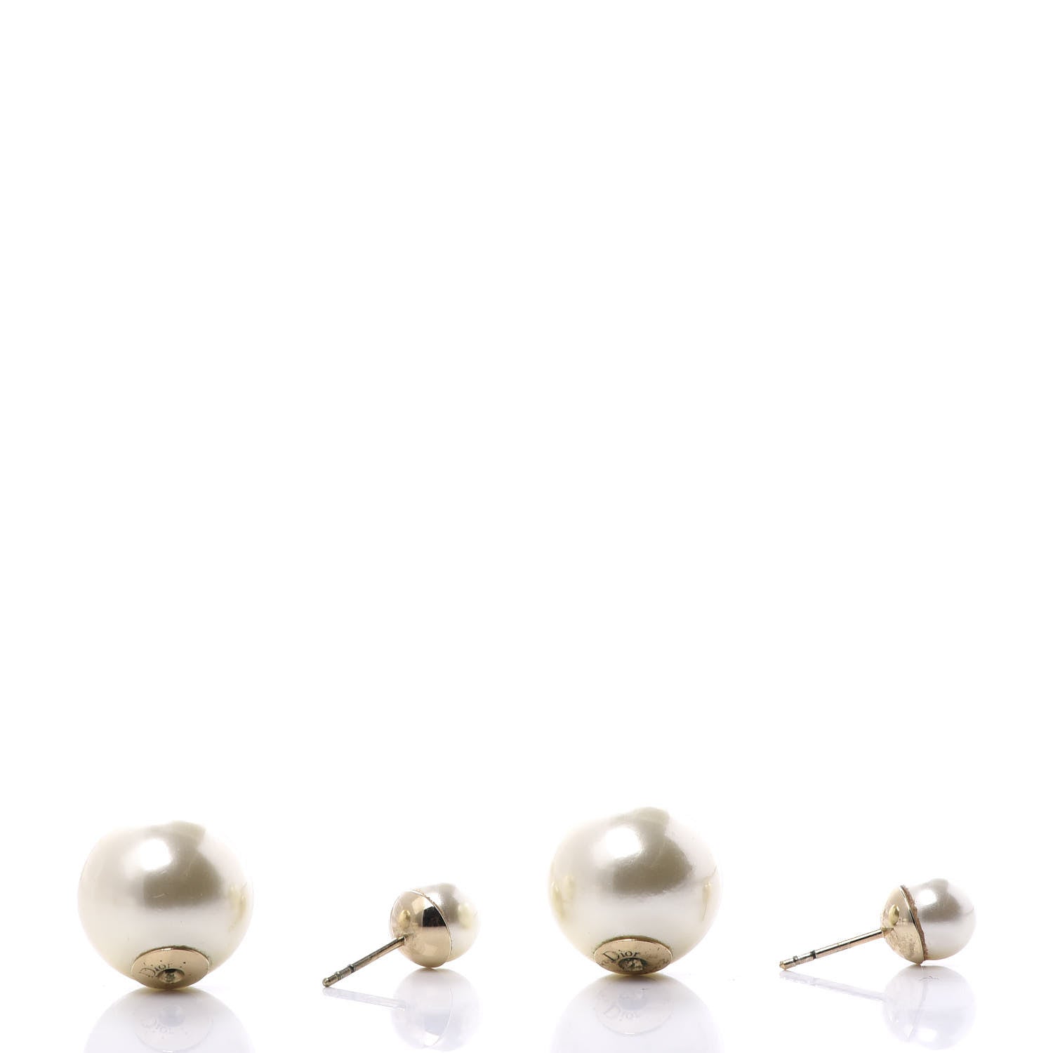 Christian Dior Pearl Mise En Dior Tribal Earrings 4 of 5