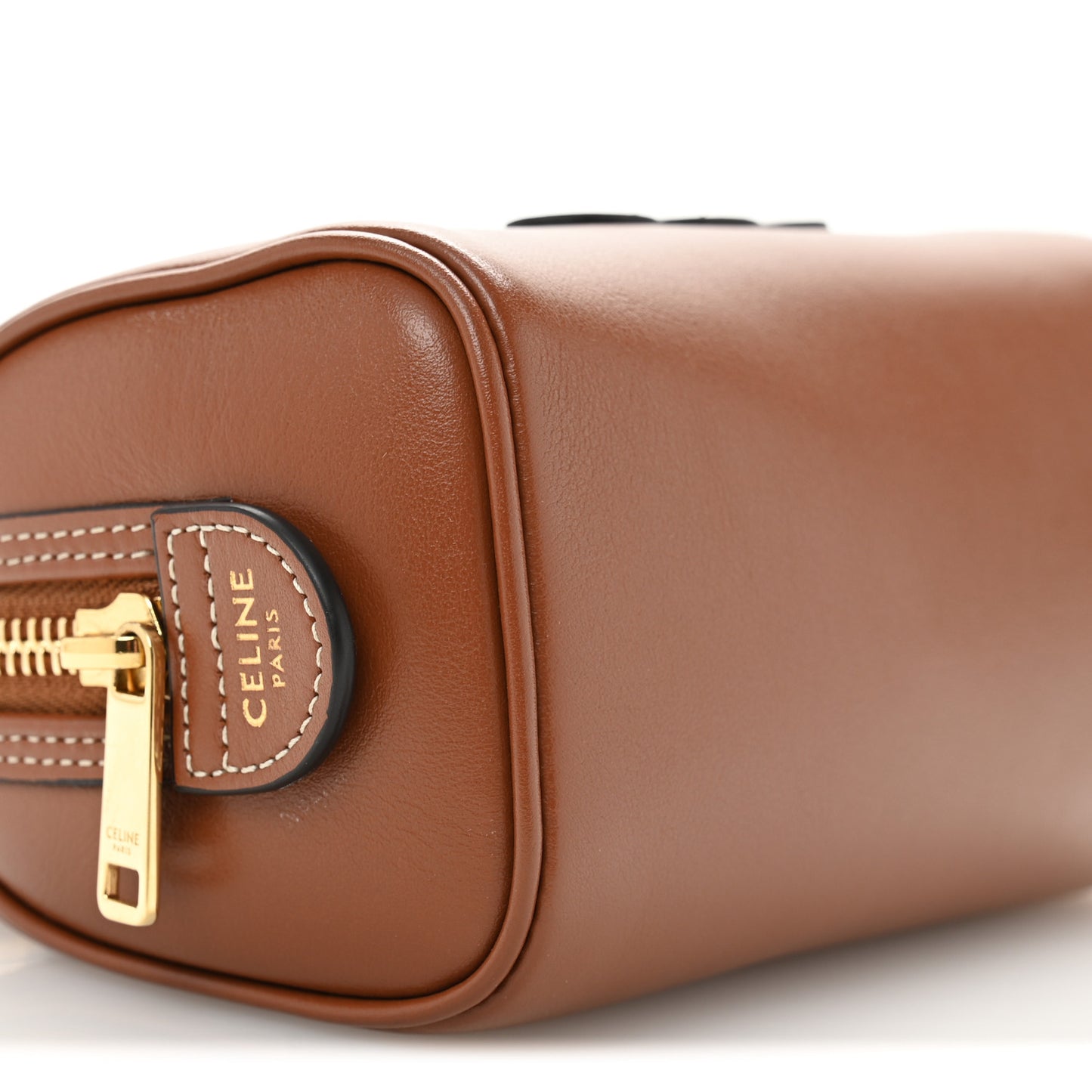 Smooth Calfskin Triomphe Mini Boston Bag Tan