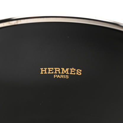 Hermes Enamel Printed Extra Wide Balcons du Guadalquivir Bracelet 70 Blue 4 of 6