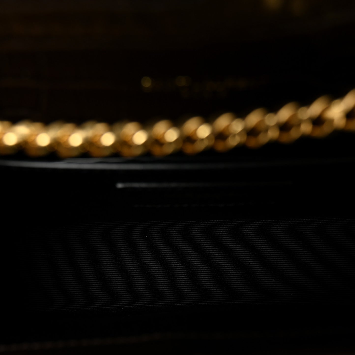 Calfskin Crocodile Embossed Small Classic Monogram Kate Tassel Satchel Dark Brown