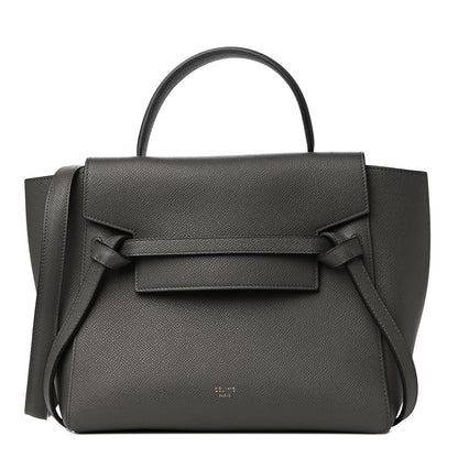 Celine Grained Calfskin Nano Belt Bag Grey 1 of 18