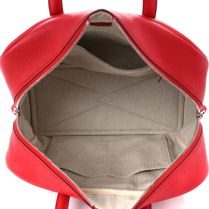 Hermes Taurillon Clemence Victoria II 35 Rouge Garance 5 of 13