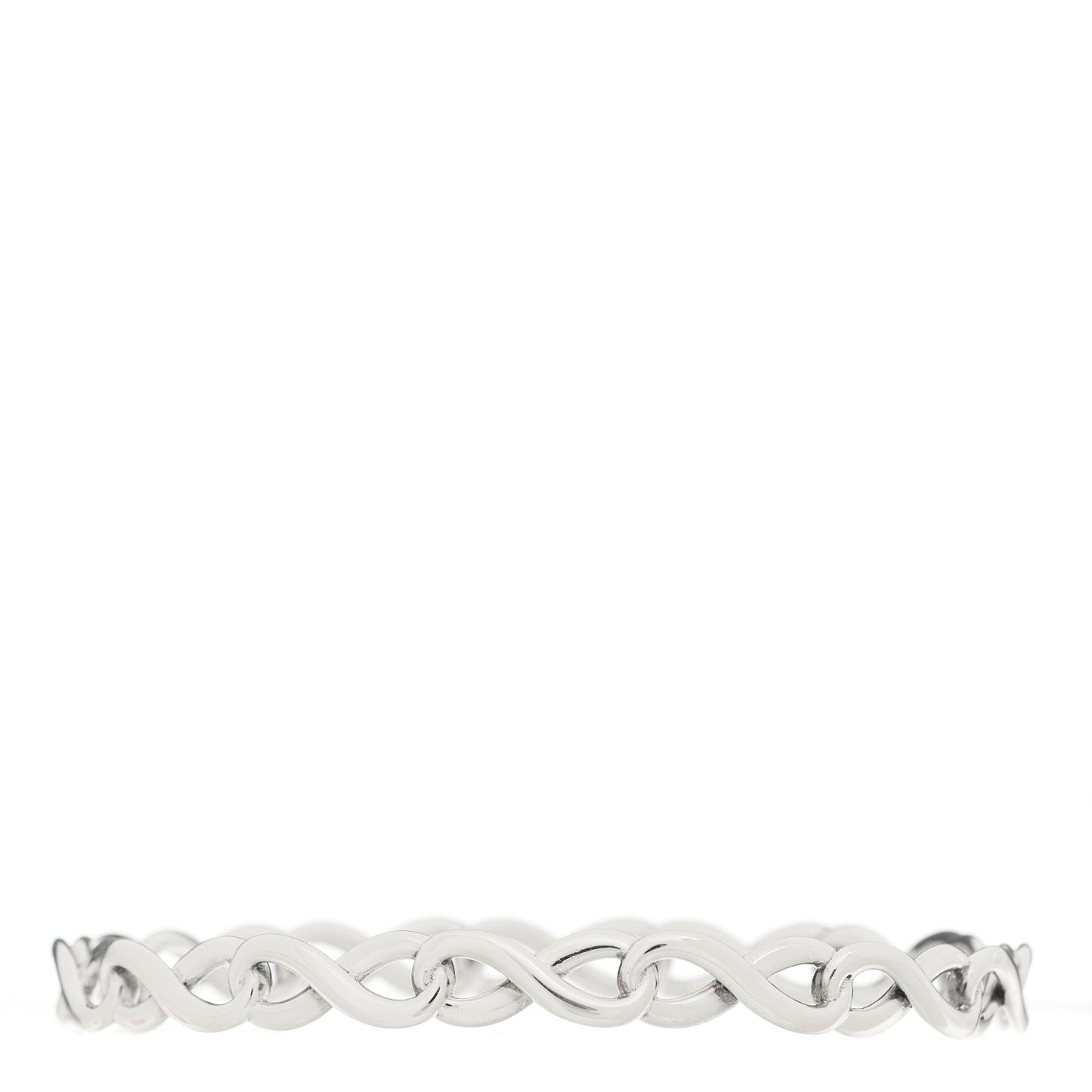 Sterling Silver Infinity Bangle Bracelet