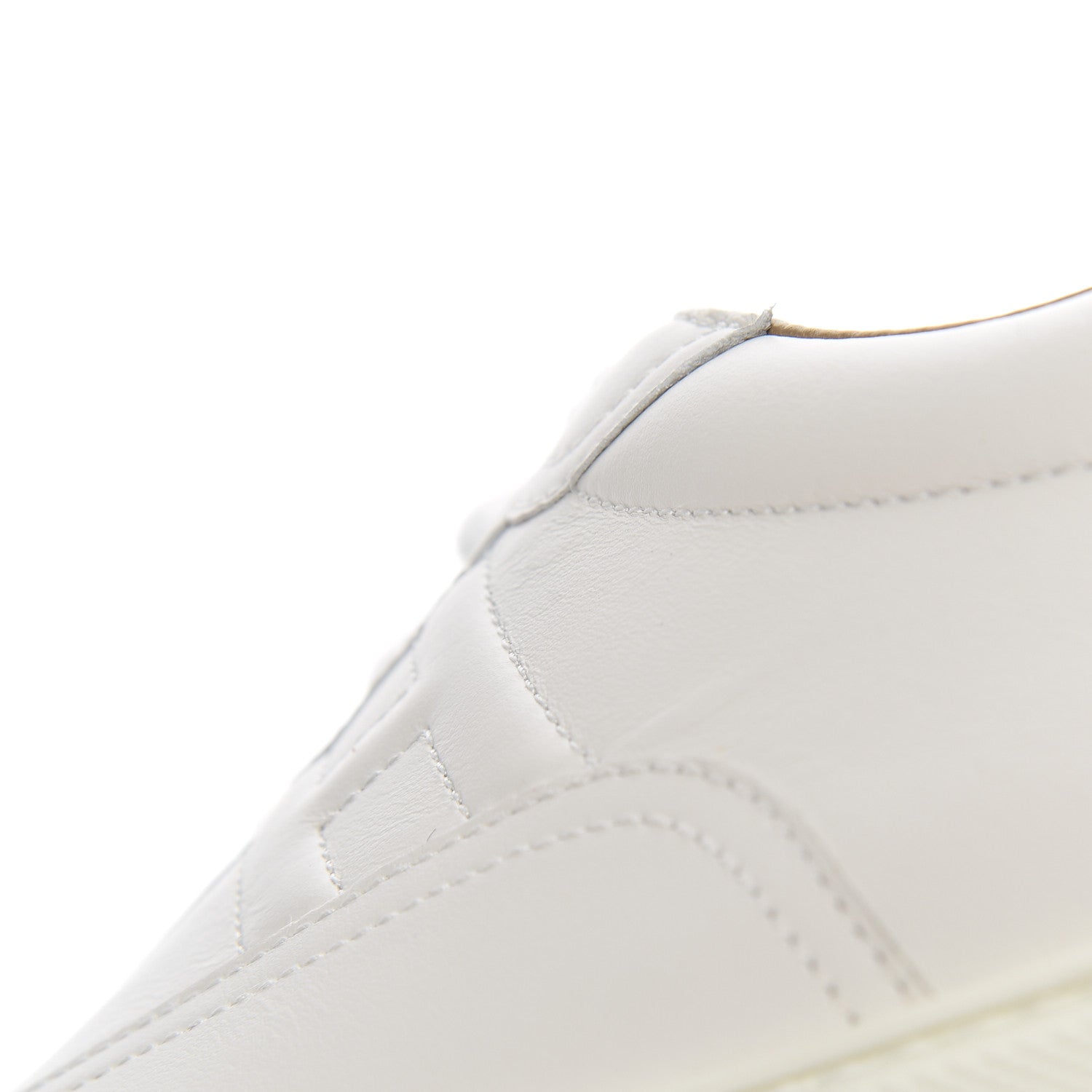 Hermes Calfskin Mens Quicker Sneakers 42 White Orange 9 of 13