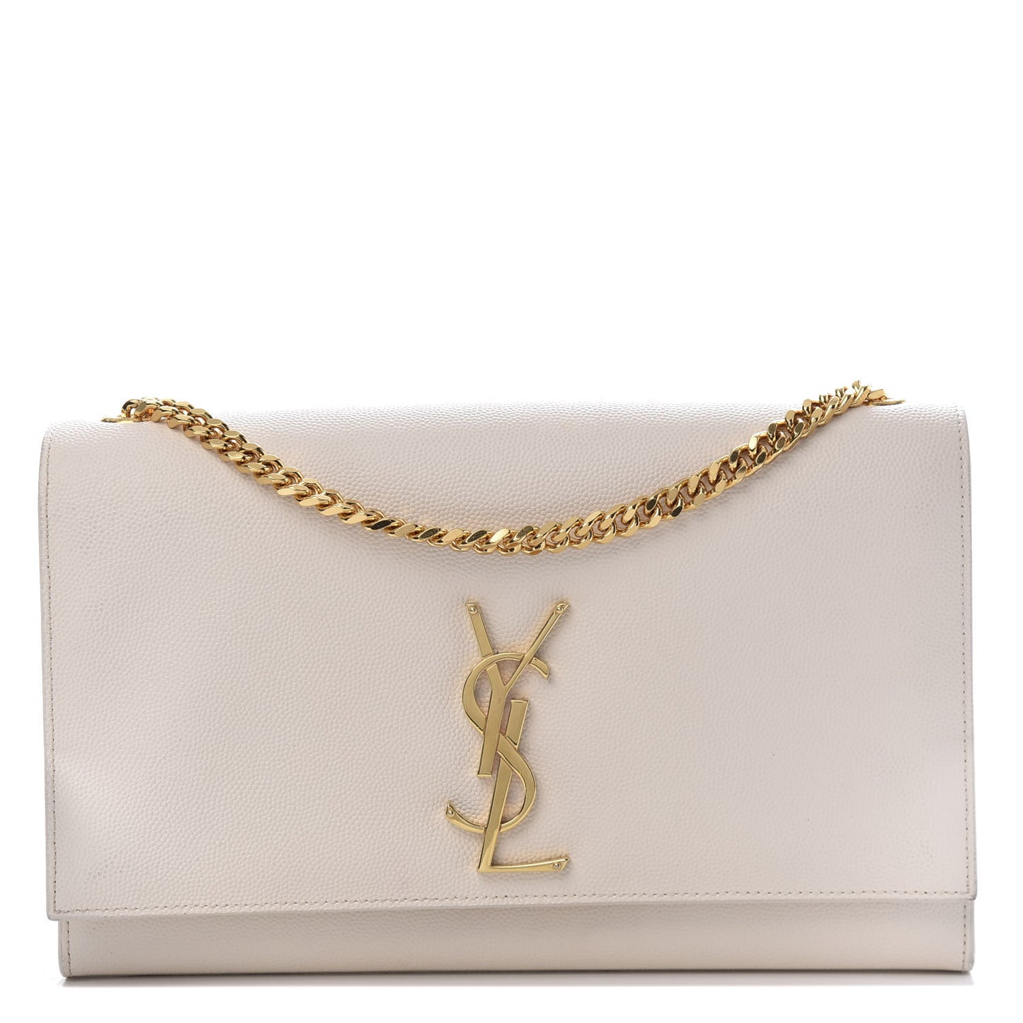 Grain De Poudre Medium Classic Monogram Kate Satchel Porcellana