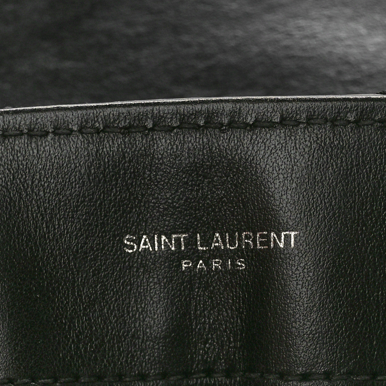Saint Laurent Calfskin Y Quilted Monogram Medium Loulou Chain Satchel Black 8 of 12