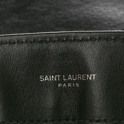 Saint Laurent Calfskin Y Quilted Monogram Medium Loulou Chain Satchel Black 8 of 12