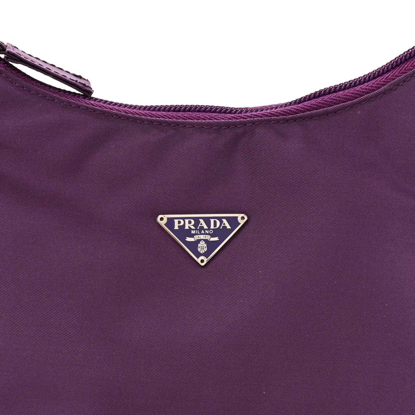 Tessuto Nylon Sport Mini Shoulder Bag Malva