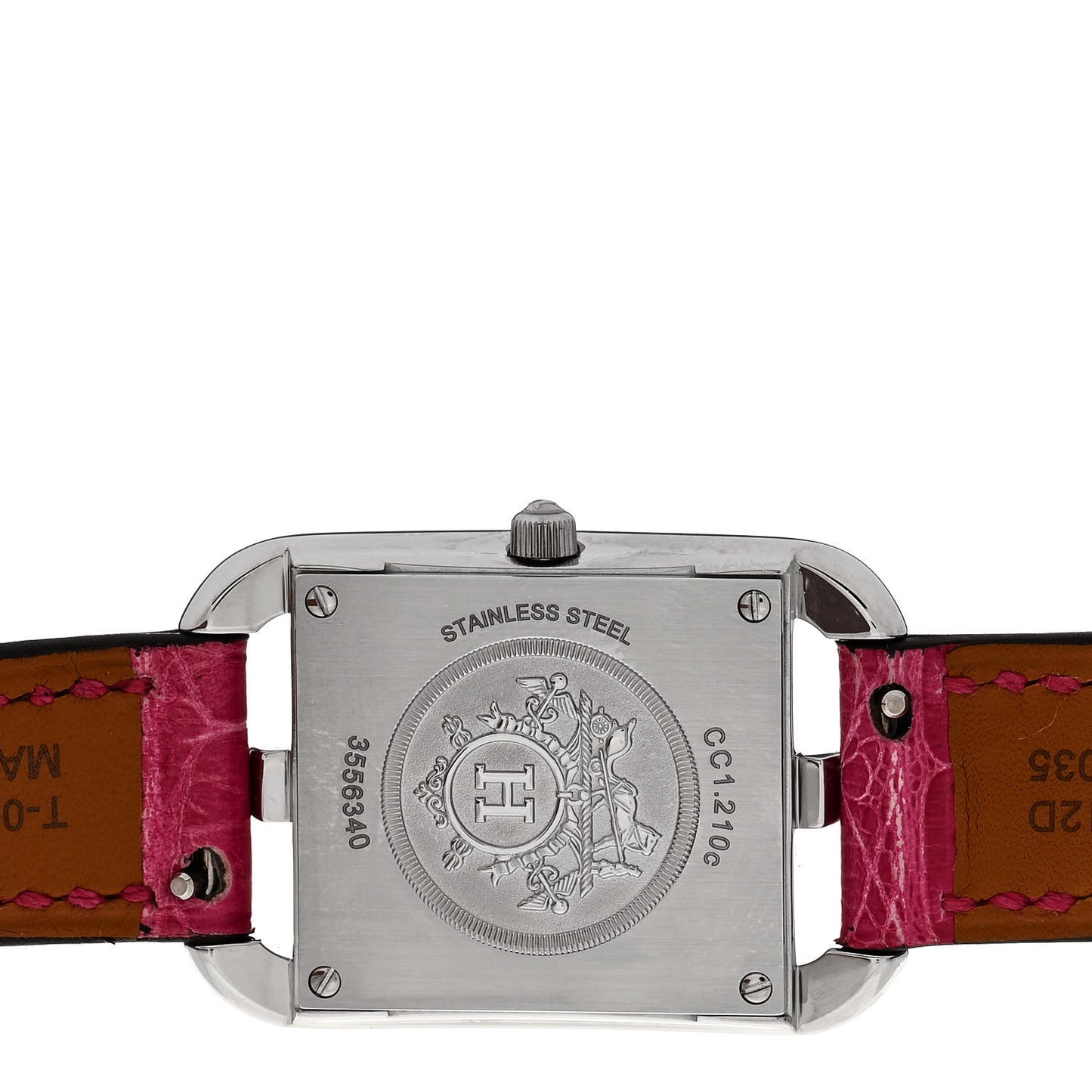 Stainless Steel Alligator 23mm Cape Cod Quartz Watch Framboise