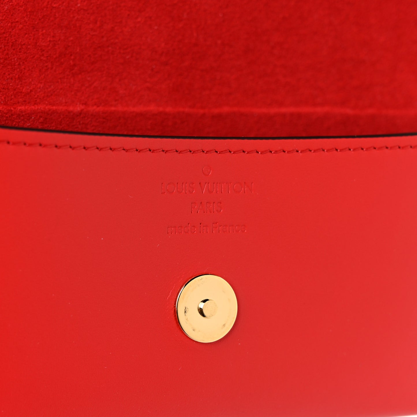 Monogram Woody Glasses Case Rouge