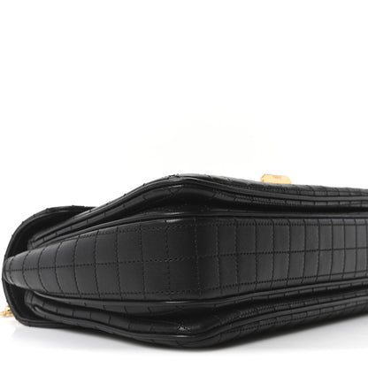 Celine Calfskin Quilted Medium C Bag Black 9 of 10