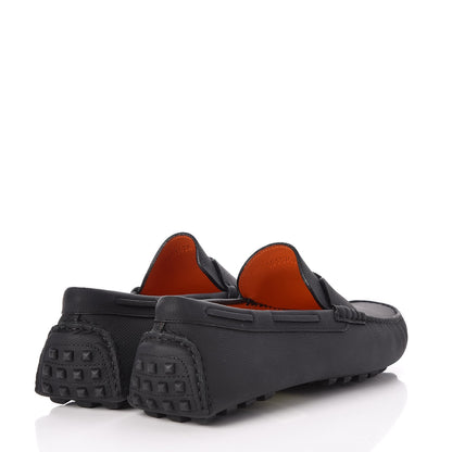 Hermes Mens Epsom Oscar Loafers 42 Black 13 of 18
