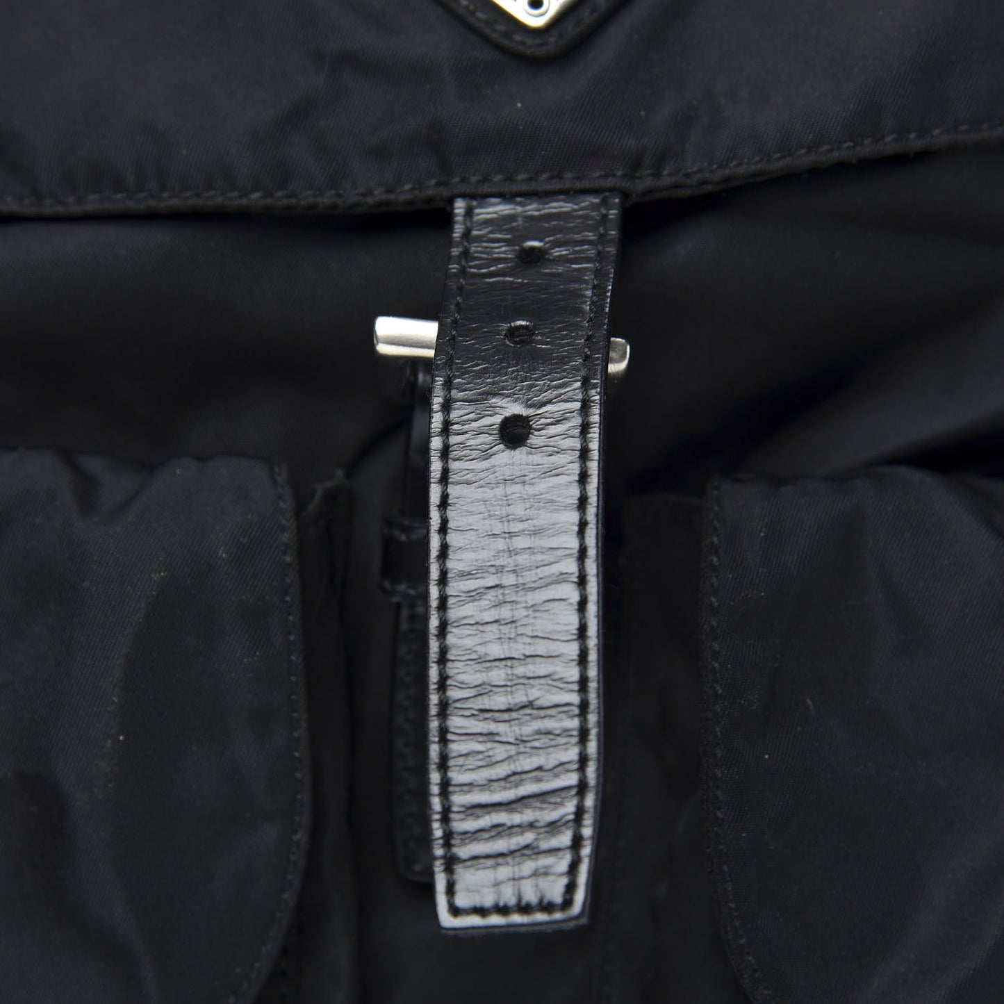 Nylon Vela Medium Backpack Black
