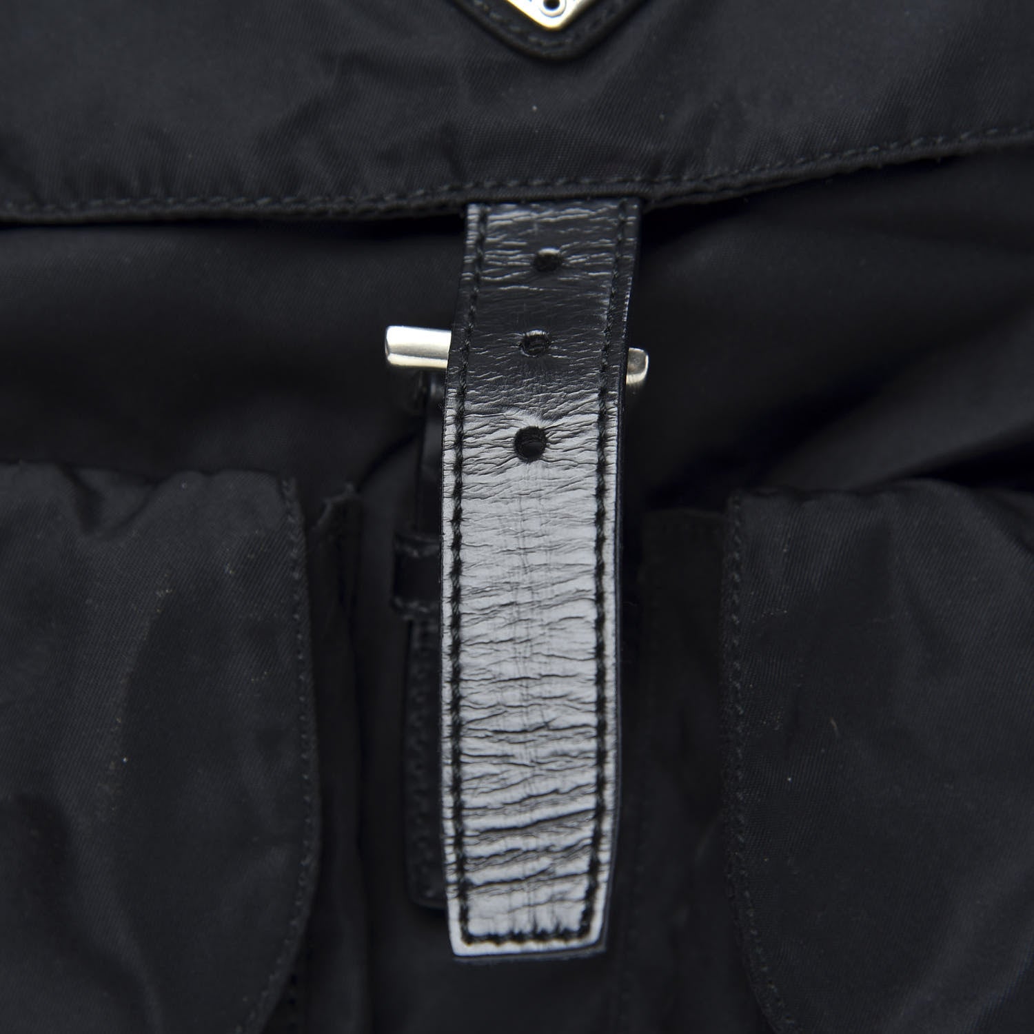 Prada Nylon Vela Medium Backpack Black 8 of 10