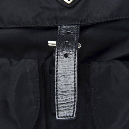Prada Nylon Vela Medium Backpack Black 8 of 10