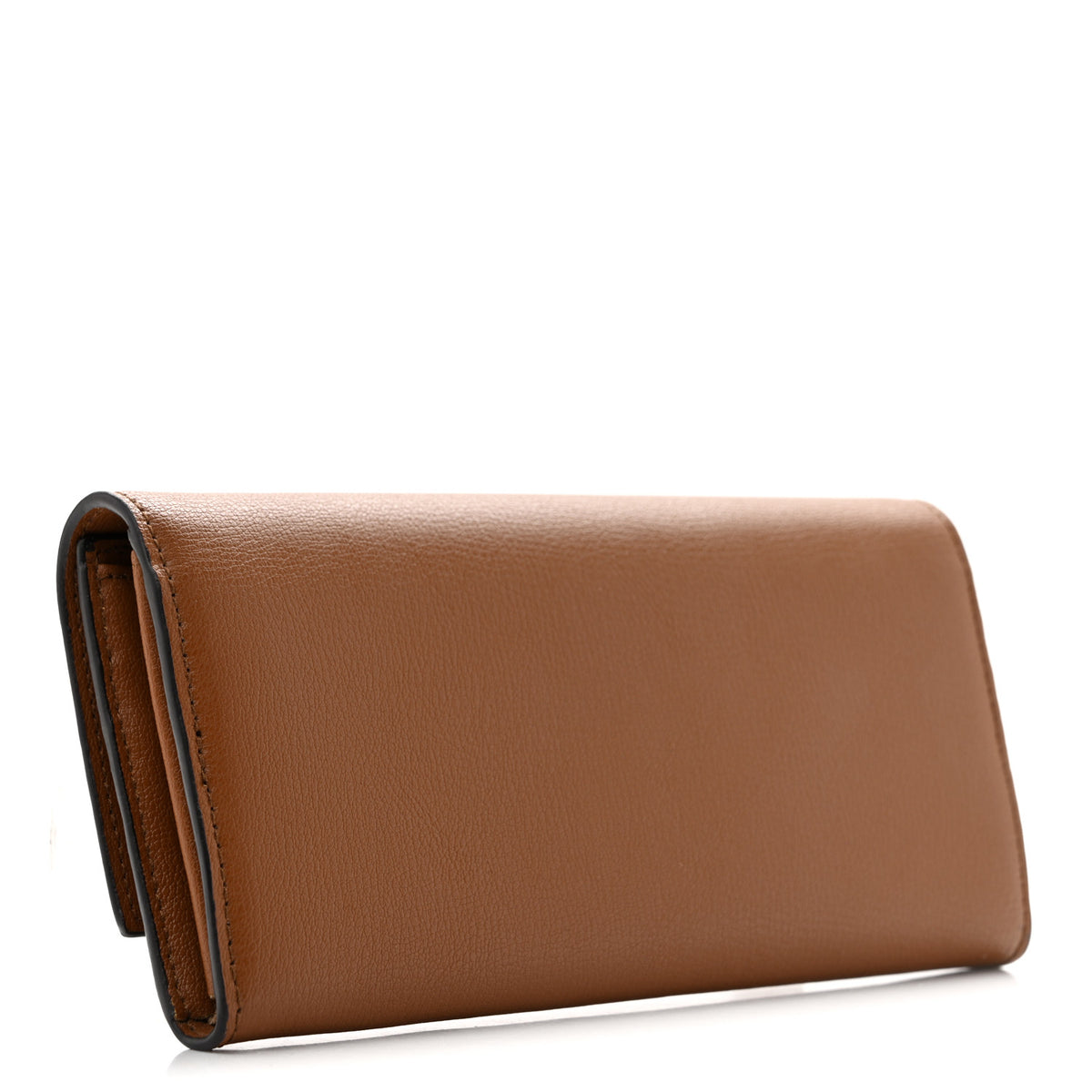 Jimmy Choo Calfskin Martina Continental Wallet Brown 3 of 12