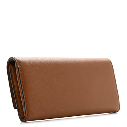Jimmy Choo Calfskin Martina Continental Wallet Brown 3 of 12