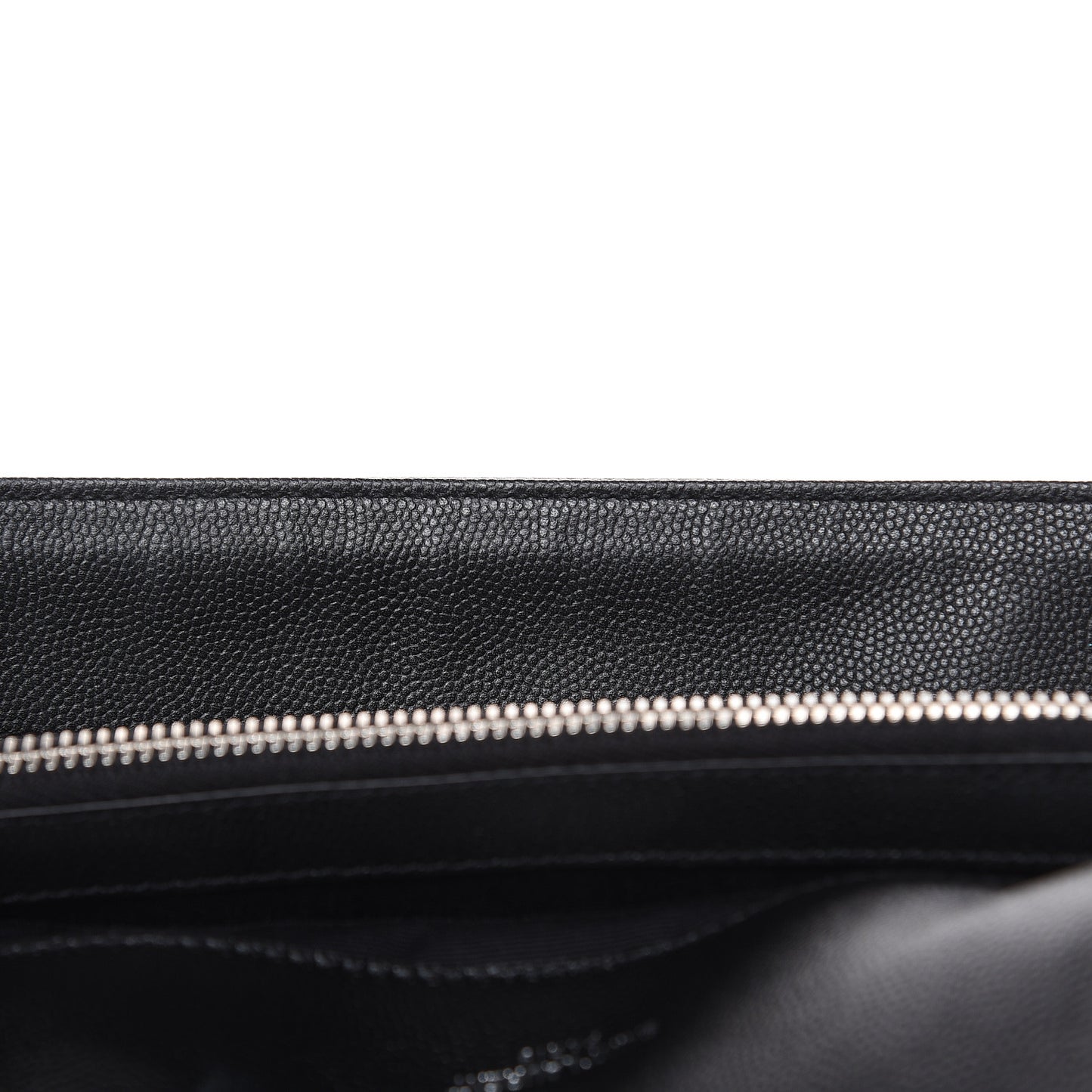 Grain De Poudre Medium West Hollywood Monogram Fold-Over Black