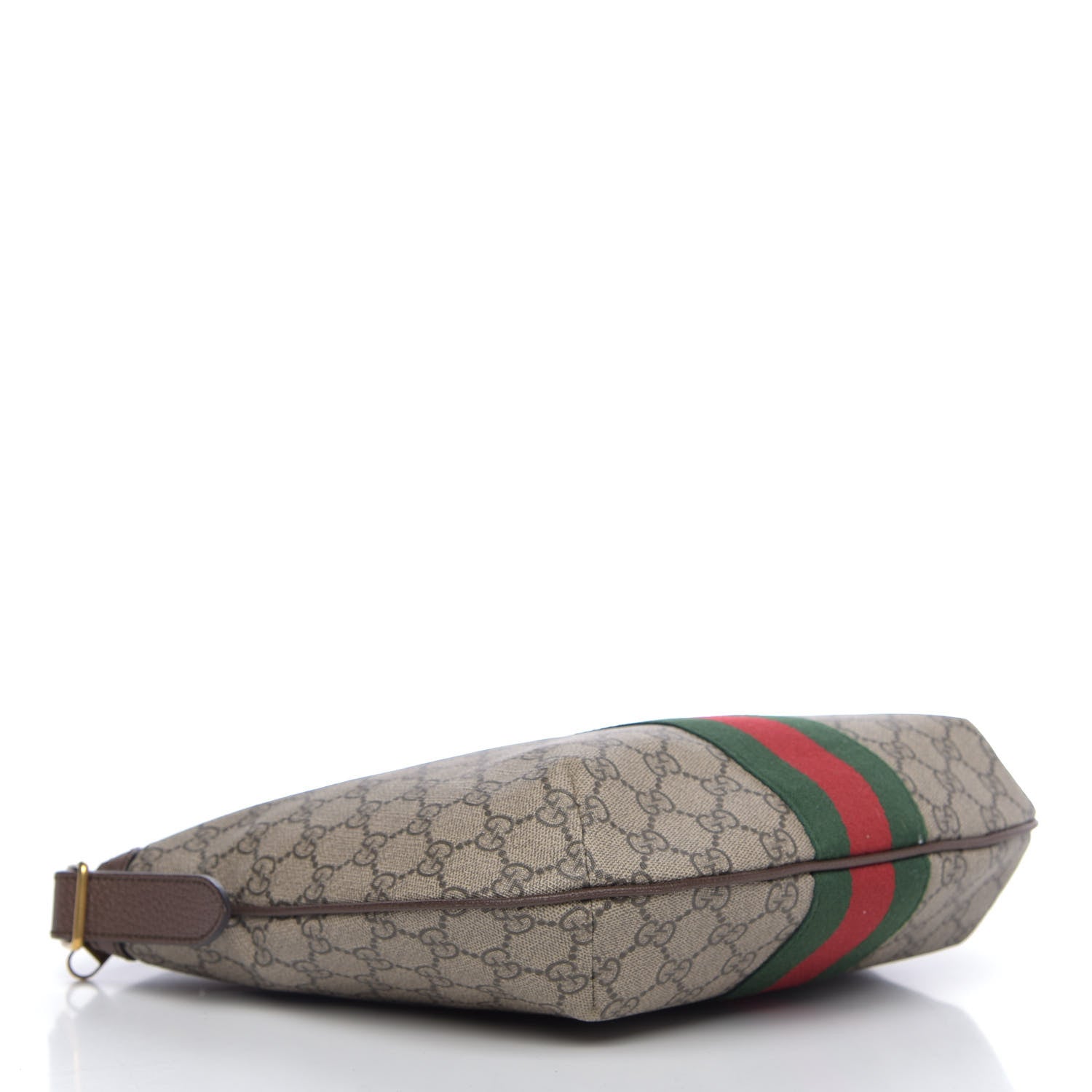Gucci GG Supreme Monogram Web Small Ophidia Half Moon Hobo Brown 4 of 13