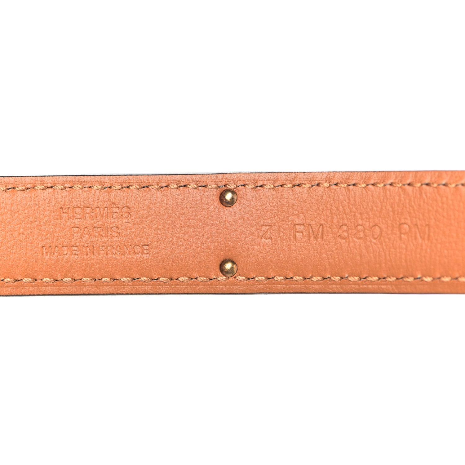 Hermes Epsom Kelly Pocket Belt Gold 6 of 8