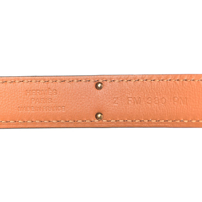 Hermes Epsom Kelly Pocket Belt Gold 6 of 8