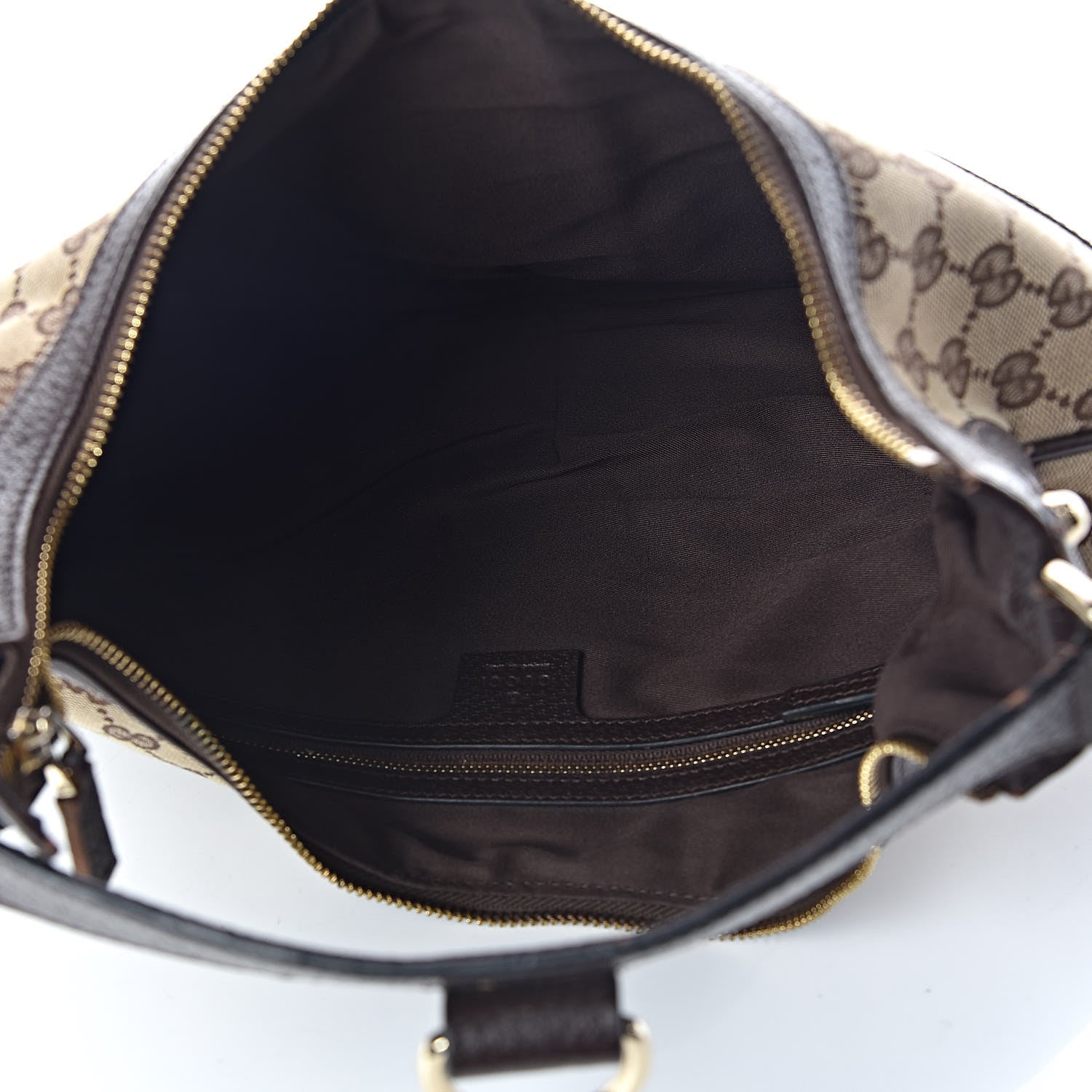 Gucci Monogram Web GG Reins Hobo Brown 5 of 14