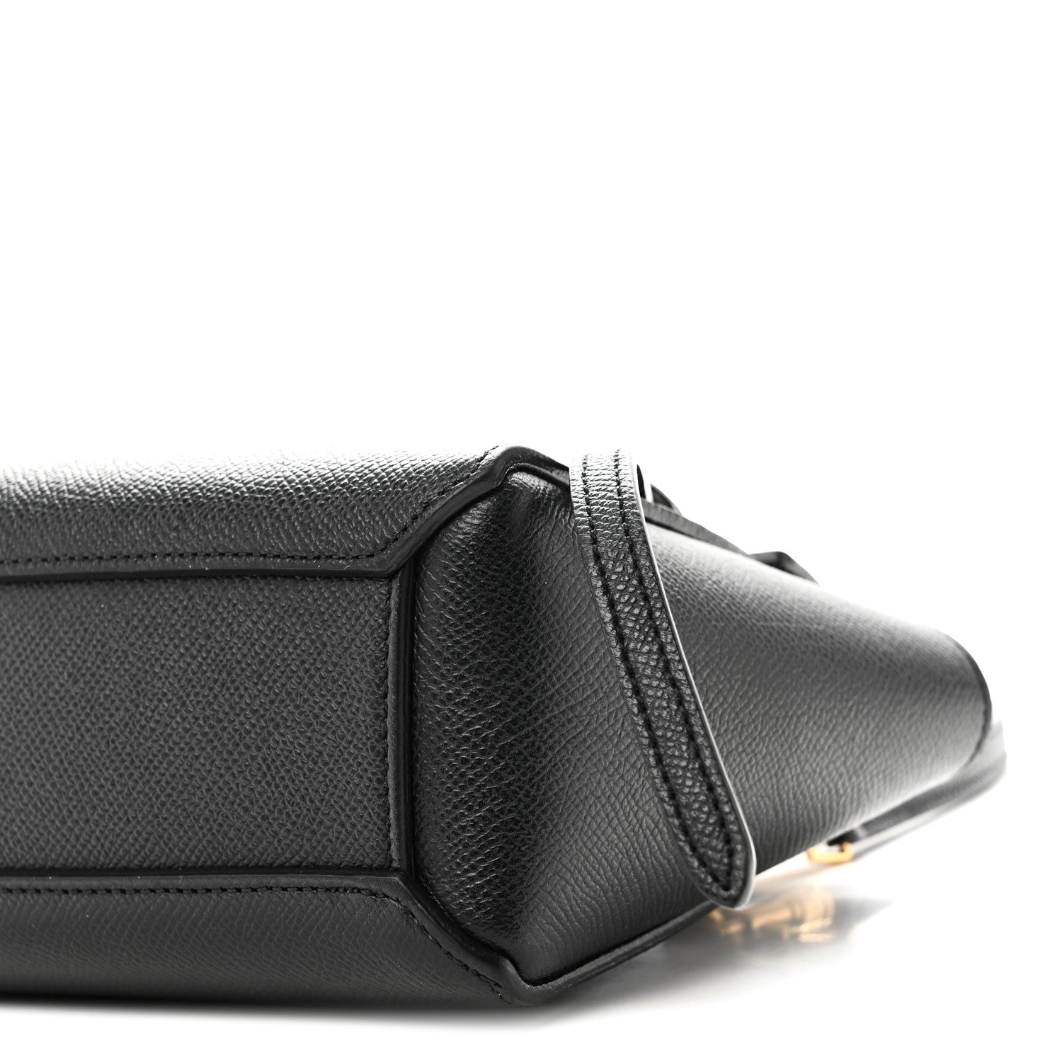 Celine Grained Calfskin Pico Belt Bag Black 10 of 10