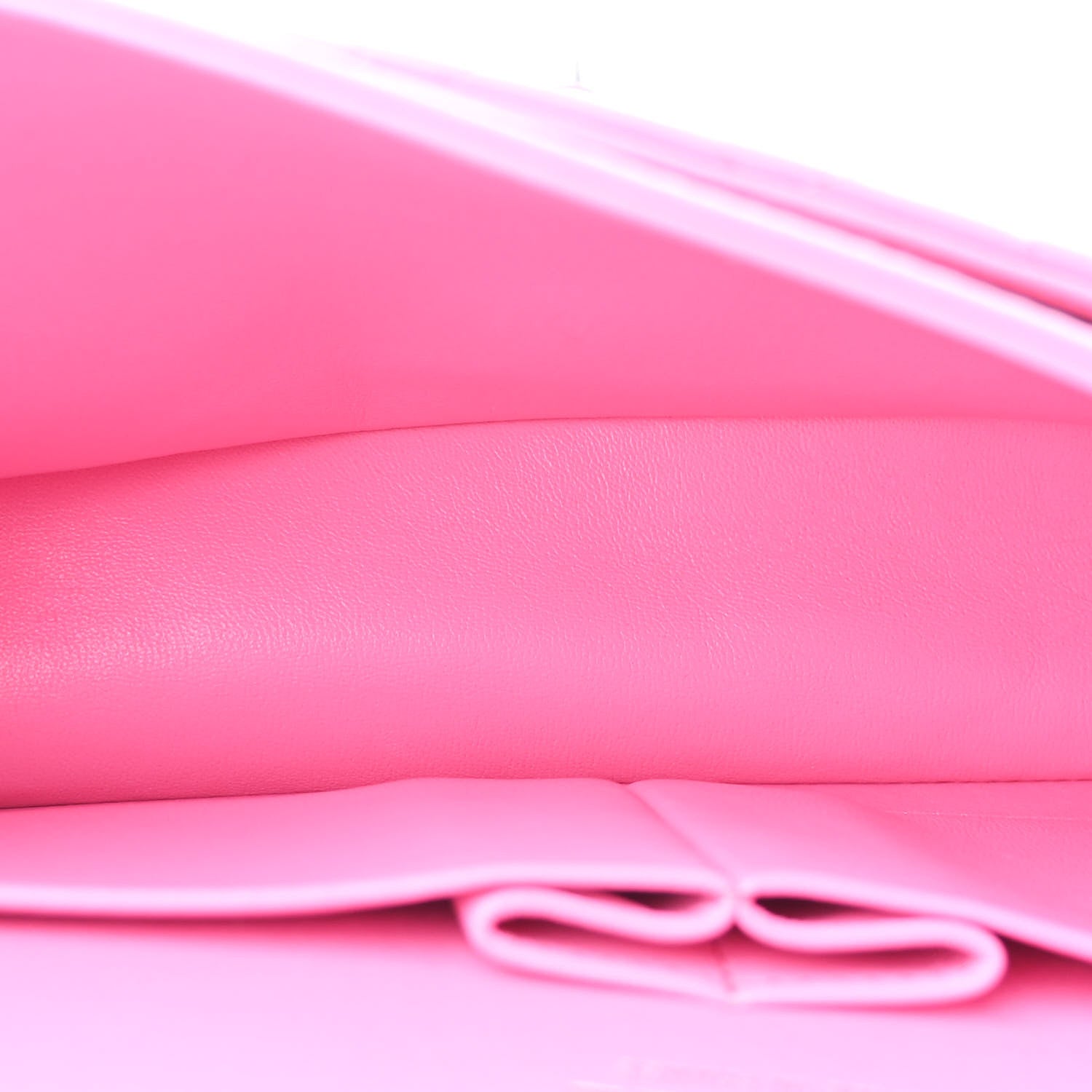 Chanel Lambskin Quilted Medium Double Flap Neon Pink 5 of 10