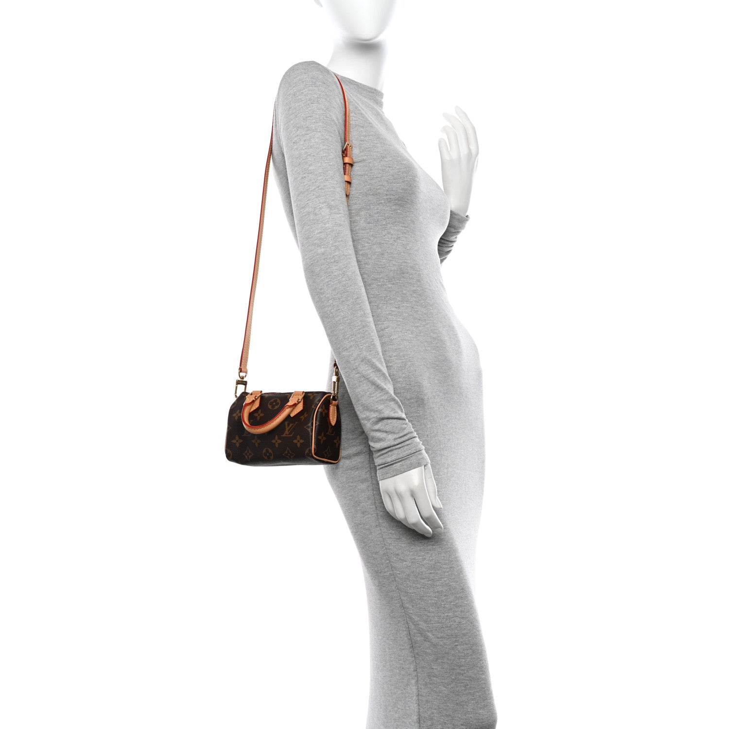 Louis Vuitton Monogram Nano Speedy Bandouliere 2 of 11