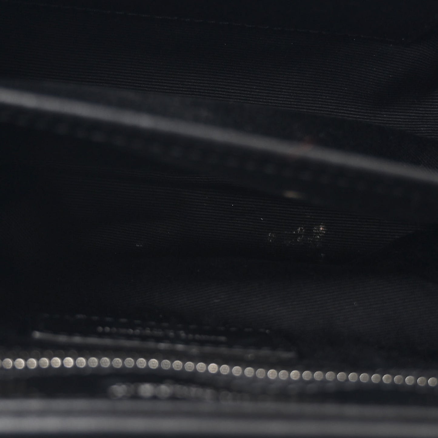 Calfskin Y Quilted Monogram Toy Loulou Crossbody Bag Black