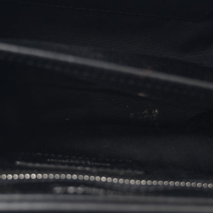 Saint Laurent Calfskin Y Quilted Monogram Toy Loulou Crossbody Bag Black 6 of 11