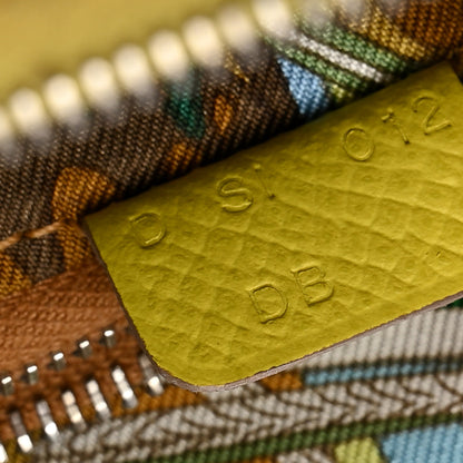 Hermes Epsom Silk'In Compact Wallet Lime 7 of 7